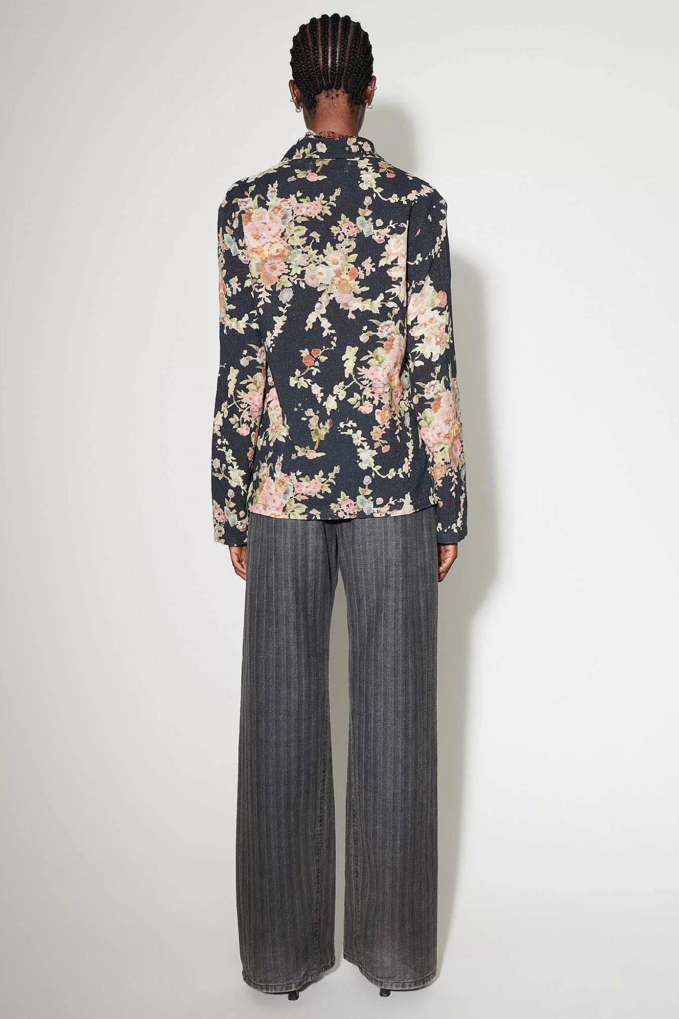 Our Legacy Skjorttyg | Sanctuary Shirt Svart Blommig Gobelangtryck