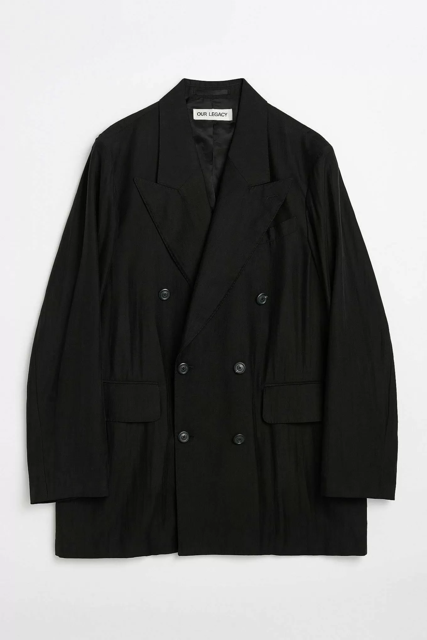 Our Legacy Passning | Sharp Db Blazer Svart Erfaren Viskos