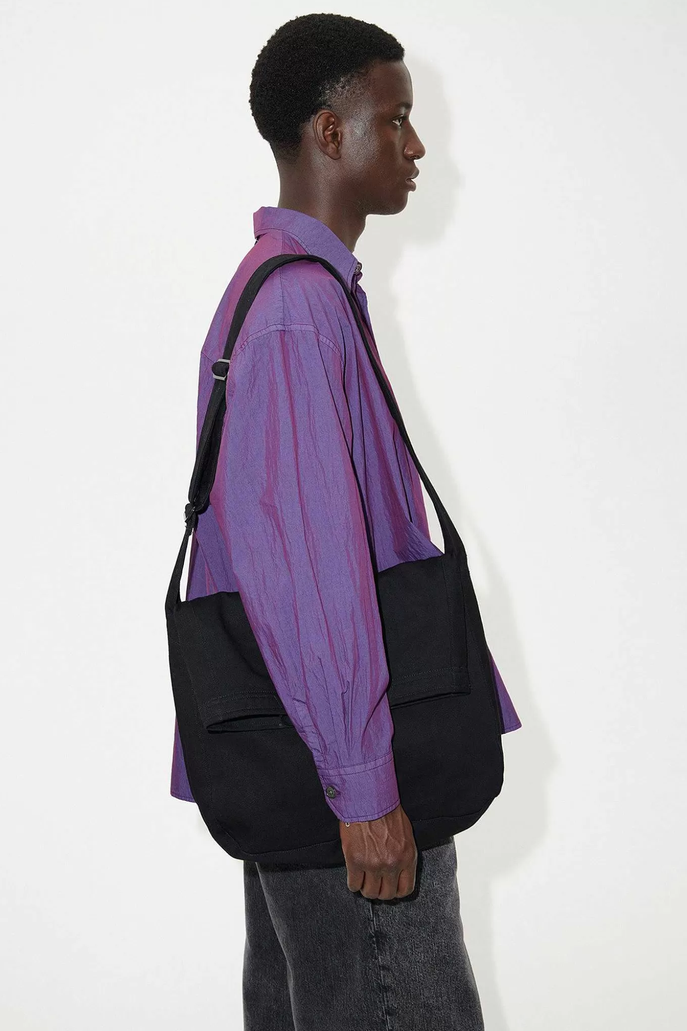 Our Legacy Pasar | Sling Bag Washed Black Denim