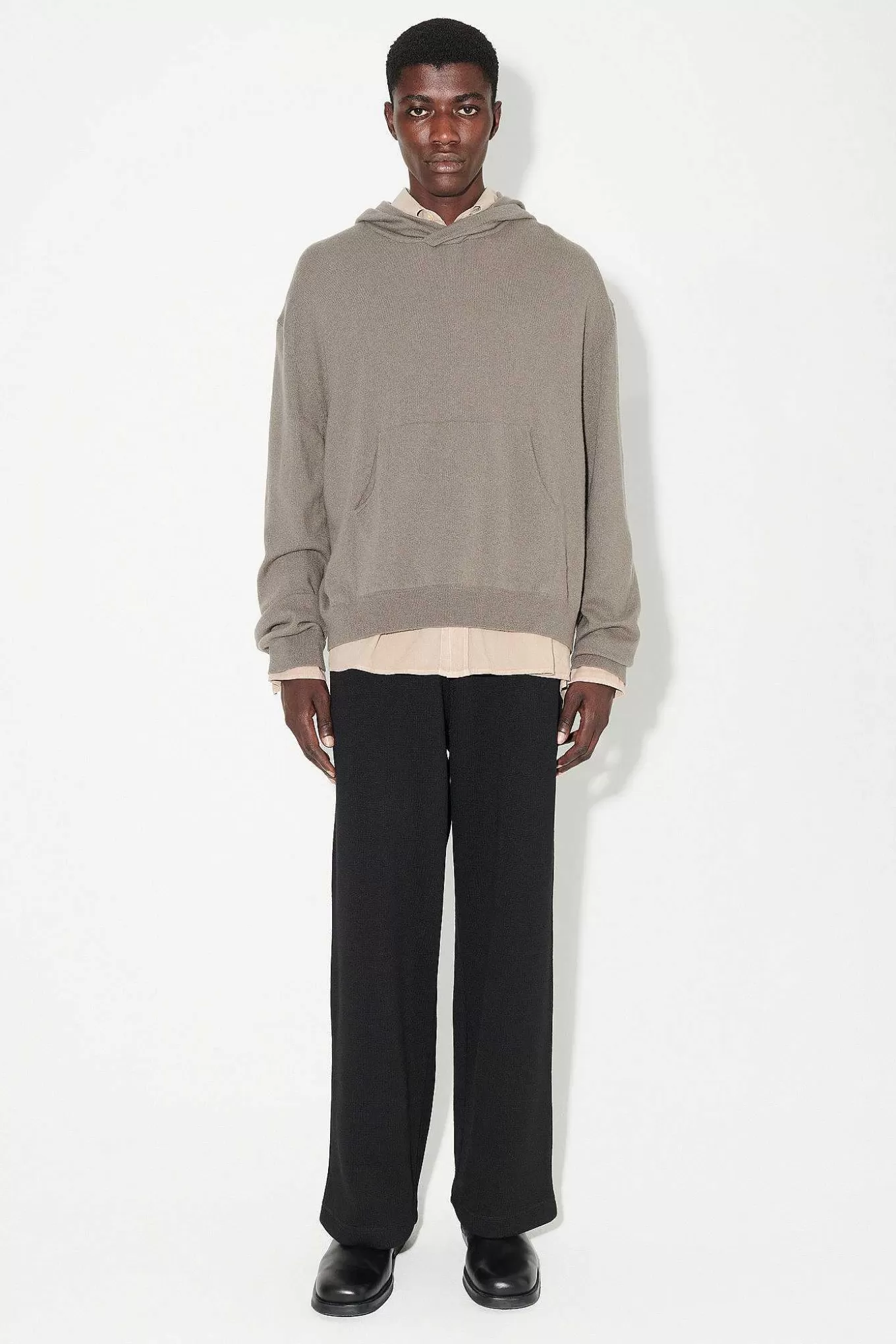 Our Legacy Stickat | Stickad Huva Mullvad Gra Super Wool