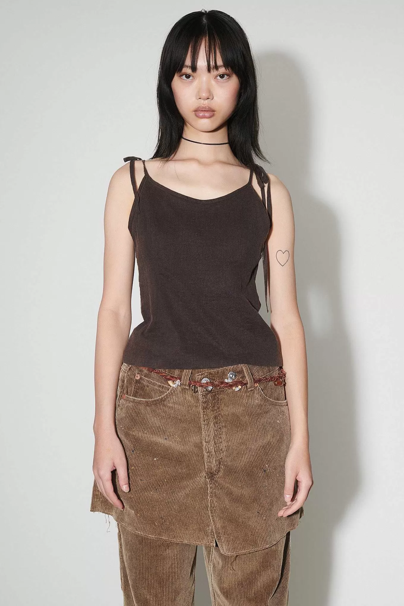 Our Legacy Blast | String Tank Plum Coated Voile