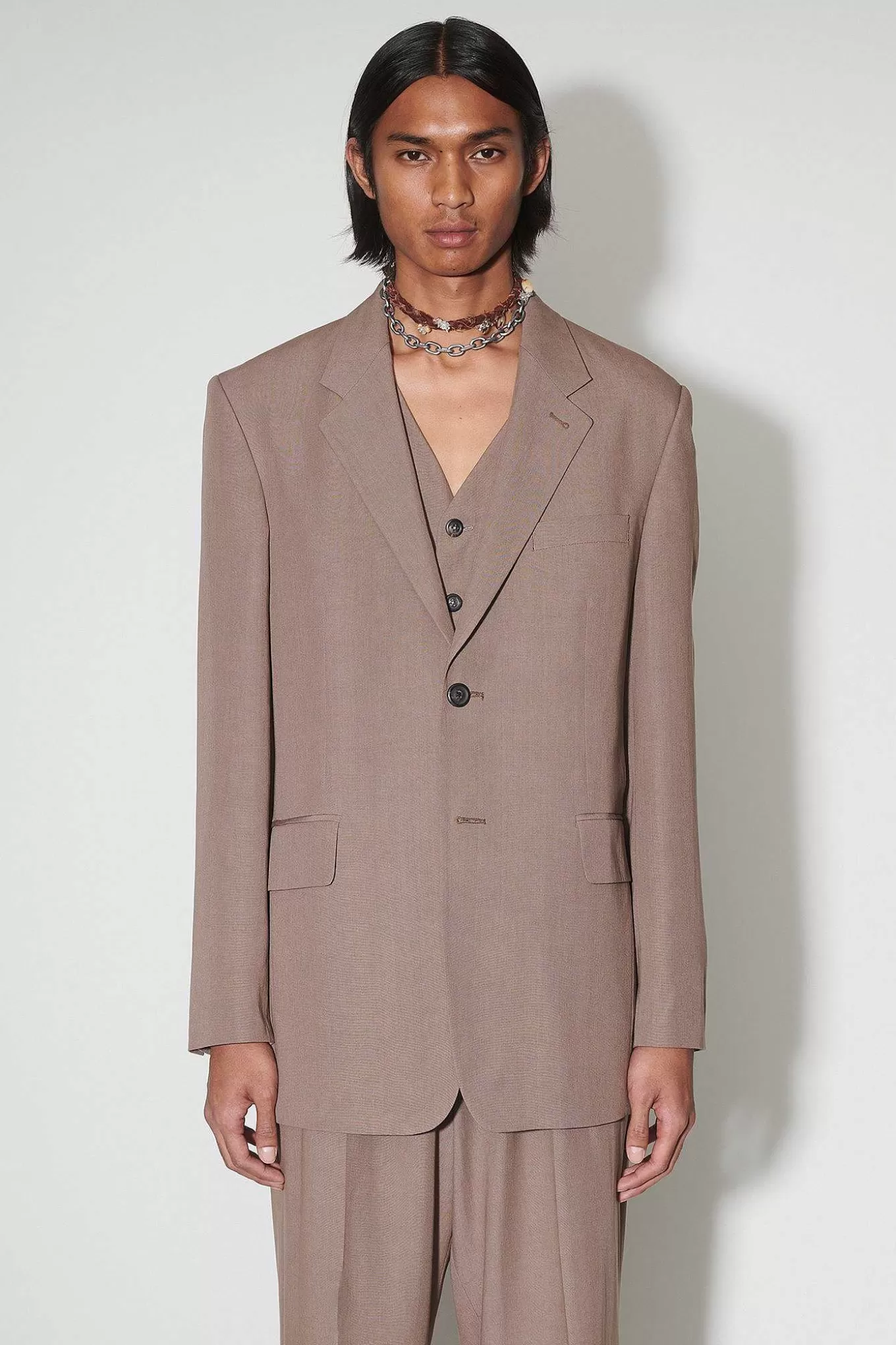 Our Legacy Passning | Vienna Blazer Muddy Lavender Lyo Wool